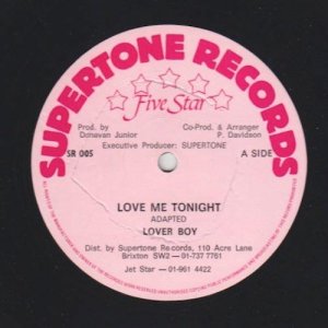 LOVE ME TONIGHT - Lover Boy