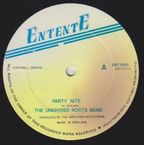 PARTY NITE - The Undivided Roots Band