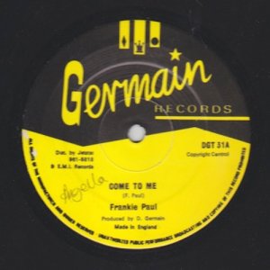 COME TO ME - Frankie Paul