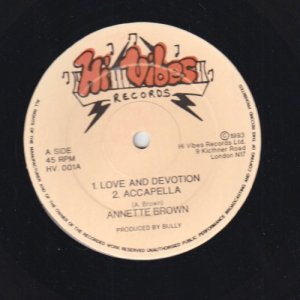 LOVE AND DEVOTION - Annette Brown