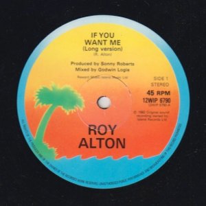 IF YOU WANT ME - Roy Alton