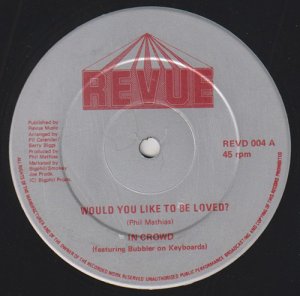 WOULD YOU LIKE TO BE LOVED? - In Crowd