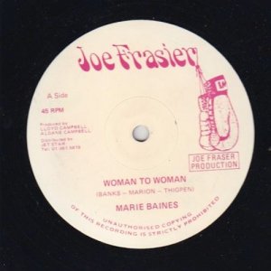 WOMAN TO WOMAN - Marie Baines