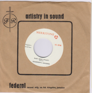 BANG BANG ROCK STEADY - Tomorrow's Children