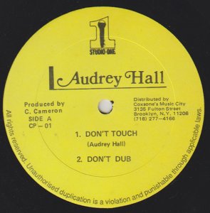 DON'T TOUCH - Audrey Hall