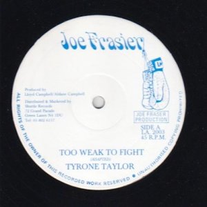 TOO WEAK TO FIGHT - Tyrone Taylor