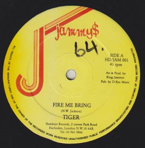 FIRE ME BRING - Tiger