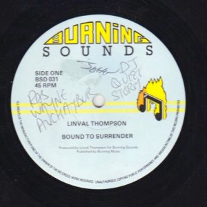 BOUND TO SURRENDER - Linval Thompson