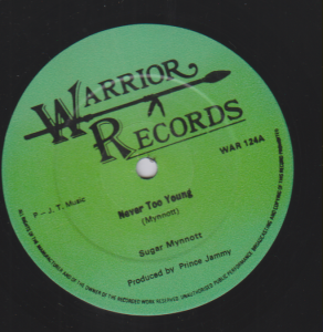 NEVER TOO YOUNG - Sugar Minott